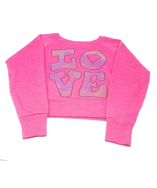 Girls Glitter Sweatshirts Assorted Sizes