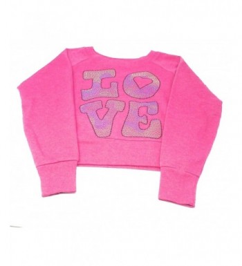 Girls Glitter Sweatshirts Assorted Sizes