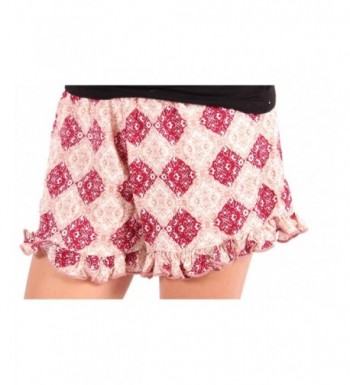 Lori Jane Ruffle Shorts Printed