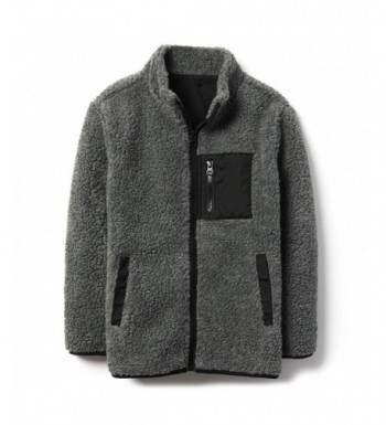 Crazy Boys Sleeve Sherpa Jacket