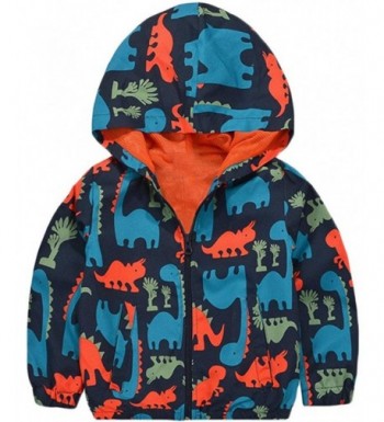 KISBINI Cartoon Dinosaur Windproof Raincoat